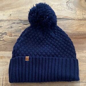 Puma women’s WRMLBL Pom navy beanie hat